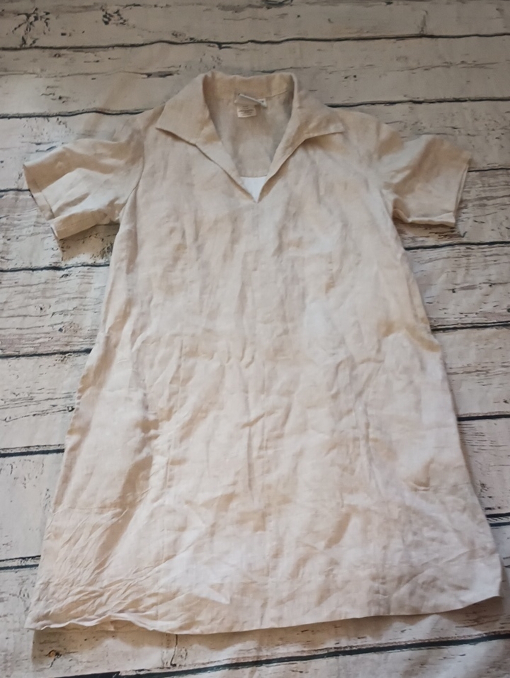 Finley Tan Natural Marcia Popover Dress XS